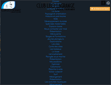 Tablet Screenshot of club-leo-camaret.fr